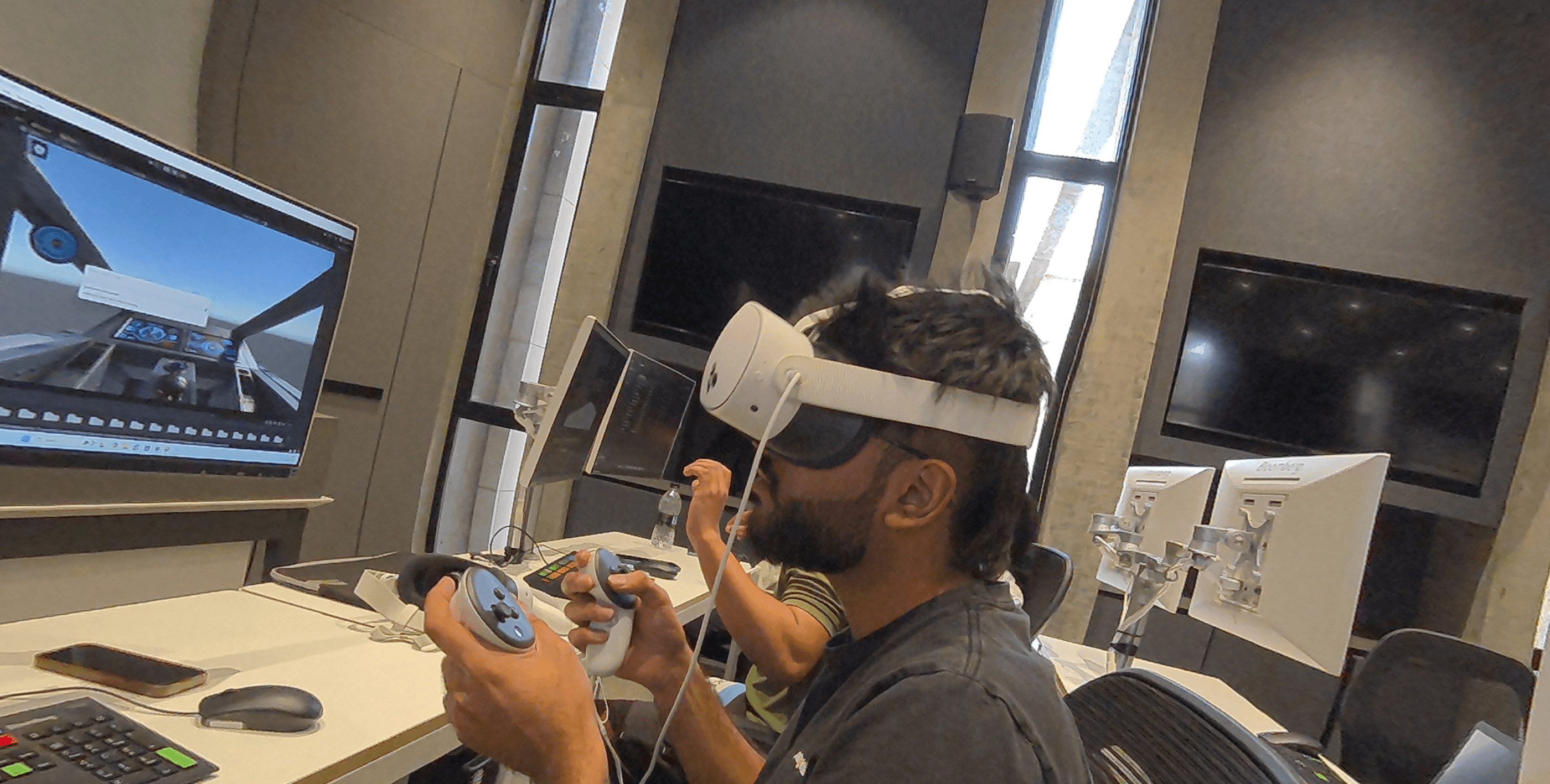 Photo of the Meta Quest 3 headset used to test the build