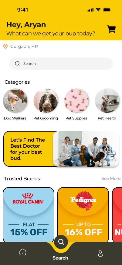 Walkrs search and discovery